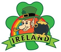 Image for Leprechaun Car Sticker