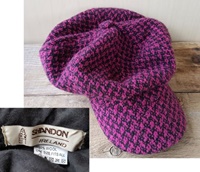 Image for SHANDON LADIES PINK/BLACK WOOL HAT