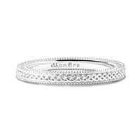 Image for 14K White Gold Diamond Celtic Knot Irish Wedding Ring