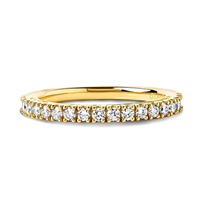 Image for 14K Yellow Gold Lab Diamond Irish Made Wedding Band Ring
