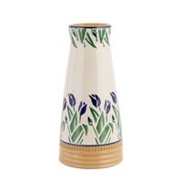 Image for Nicholas Mosse Blue Blooms Tapered Vase, Small
