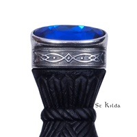 Image for Celtic Dress Sgian Dubh with Sapphire Stone Top
