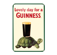 Image for Guinness Tortoise Metal Sign