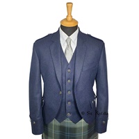 Argyll Jacket and Vest Elgin Blue Tweed