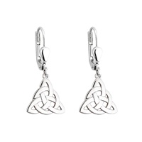 Image for Solvar Silver Celtic Knot Drop Earrings