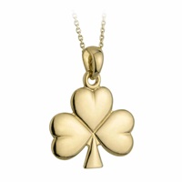 Image for Solvar Gold Plated Shamrock Pendant