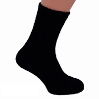 Image for Kerry Woollen Mills Organic Wool Socks, Black