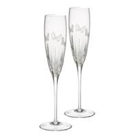 Image for Waterford ButterflyToasting Flutes, Pair