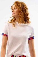 Image for Avoca Multicolour Stripes Cotton T-Shirt