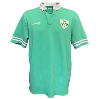 Image for Lansdowne Ireland Shamrock Crest S/S Rugby Polo T-Shirt, Island Green