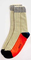 Image for Avoca Handweavers Cotton Socks,  Contrast Stripe