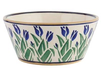 Image for Nicholas Mosse Blue Bloom Angled Bowl, Small