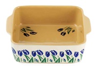 Image for Nicholas Mosse Blue Bloom Square Oven Dish, Small