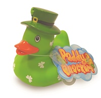 Image for Green Duck with Shamrocks