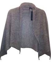 Image for Edmund McNulty Kid Mohair Shrug, Steel Gray