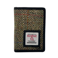 Image for Maccessori Harris Tweed Slim Card Holder Wallet, Country Green