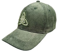 Image for Green Celtic Knot Corduroy Cap