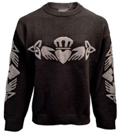 Image for Black Claddagh/Trinity Sweater