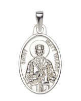 Image for Clandela Sterling Silver Ven Matt Talbot Medal Pendant Made in Ireland