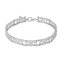 Image for Solvar Sterling Silver Celtic Knot Bracelet