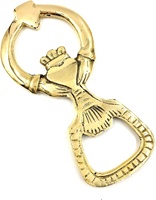 Image for Claddagh Irish Brass Bottle Opener