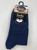 Image for Grange Craft Merino Wool Socks, Dark Blue
