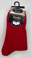 Image for Grange Craft Merino Wool Socks, Red
