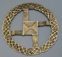 Image for Irish Brass Celtic Ring St. Bridgid
