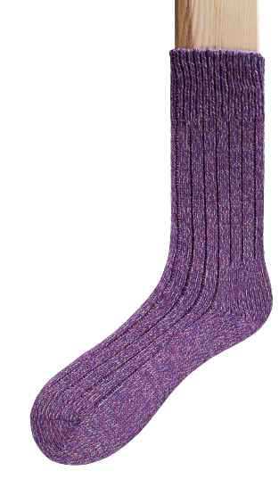 Image for Grange Craft Connemara Heathers Socks, Lavendar Fields
