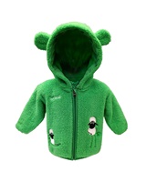 Image for Flaherty Baby Full Zip Fleece in Emerald Green