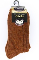 Grange Craft Connemara Tweed Socks, Charcoal