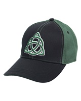 Image for 3D Celtic Twist Baseball Cap in Black & Green