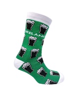 Image for Traditional Craft Overall Pint Bring Me A Drink Socks in Green