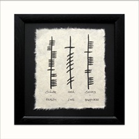 Image for Ogham Wish "Health, Love, Happiness"