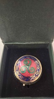Image for Celtic Collection Pill Box- Pink Swirl