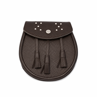 Image for Embossed & Studded Leather Day Sporran Brown