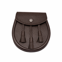 Image for Plain Leather Day Sporran Brown