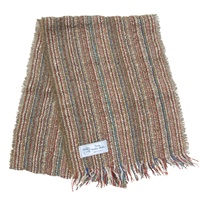 Soft Lambswool Spectrum Scarves- Latte