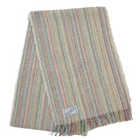 Soft Lambswool Spectrum Scarves- Natural White