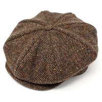 Hanna Eight Panel Brown with Fleck