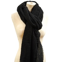 Celtic Oversized Scarves - Inky Swatch, Black