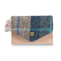 Image for Islander Card Wallet with HARRIS TWEED - Beige Tartan
