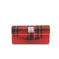 Image for Islander Large Clasp Purse with HARRIS TWEED - Royal Stewart Tartan