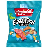 Image for Maynards Bassetts Fizzy Fish Jelly 110g