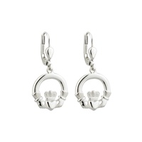 Image for Dangle Claddagh Earrings Lever Back