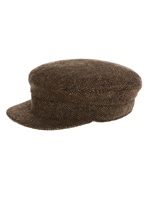 Image for Hanna Hats Tweed Skipper Cap - Brown Fleck