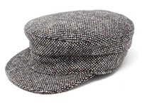 Image for Hanna Hats Tweed Skipper Cap - Grey Fleck