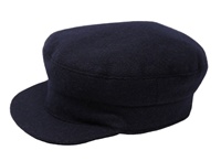 Image for Hanna Hats Tweed Skipper Cap - Navy