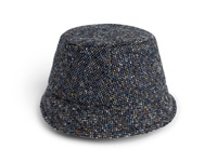 Image for Hanna Hats Wee Thatch Tweed Hat - Grey/Navy Fleck