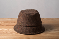 Image for Hanna Hats Wee Thatch Tweed Hat - Brown Fleck